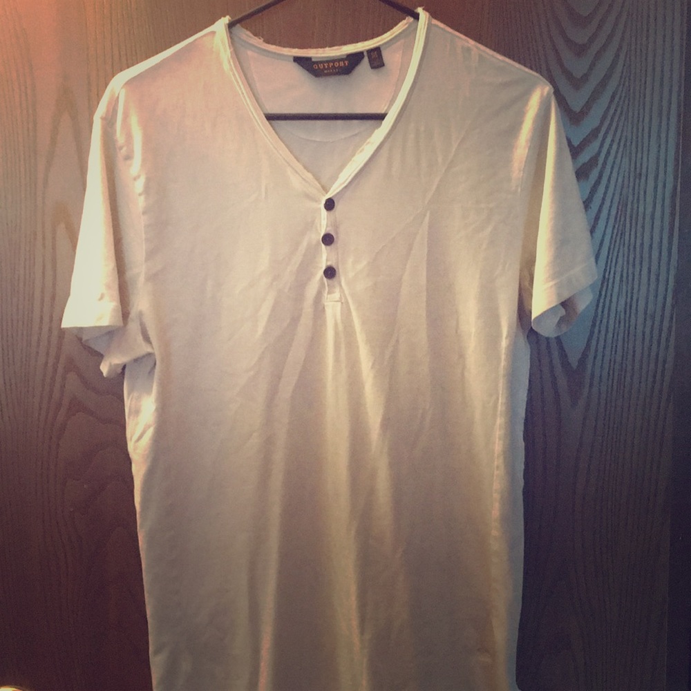 Light grey Henley tee